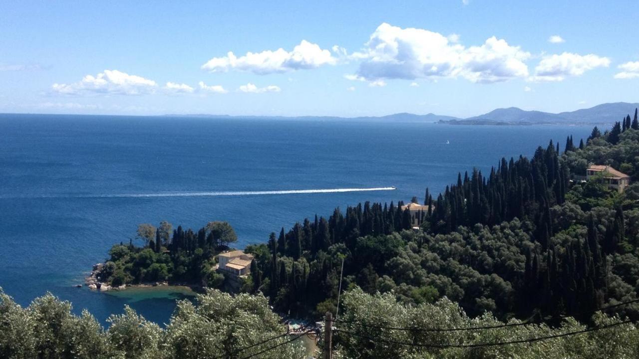 Maria Corfu Loustri Otel Gimari Dış mekan fotoğraf