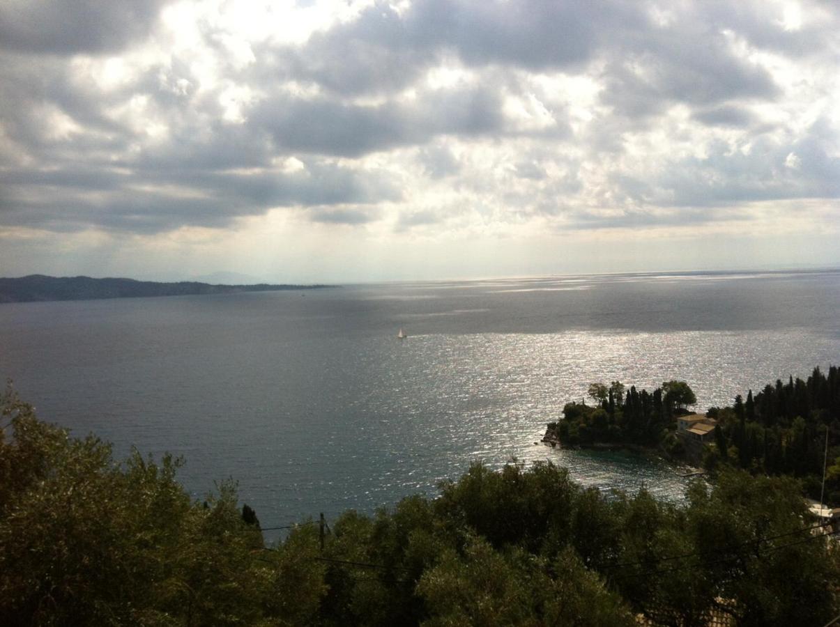 Maria Corfu Loustri Otel Gimari Dış mekan fotoğraf